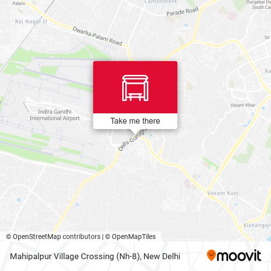 Mahipalpur Village Crossing (Nh-8) map