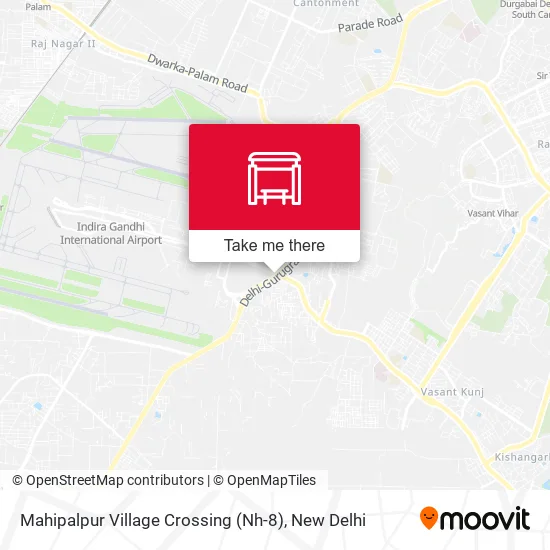 Mahipalpur Village Crossing (Nh-8) map