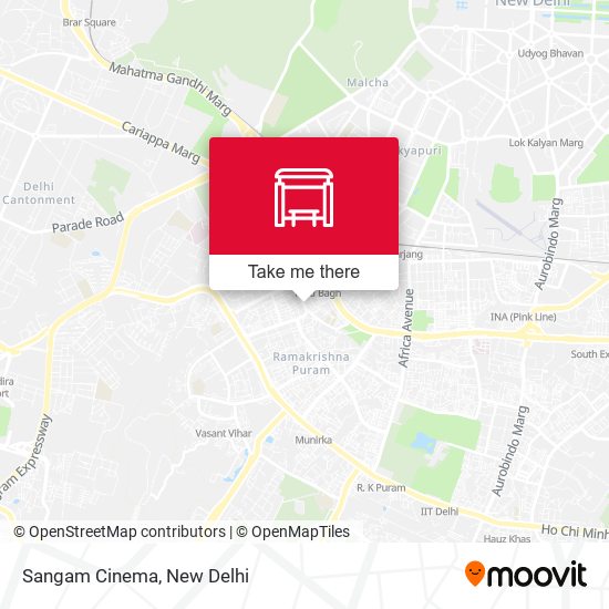 Sangam Cinema map