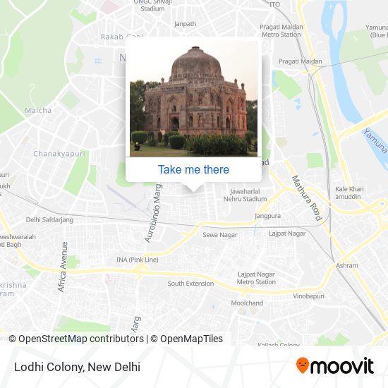 Lodhi Colony map