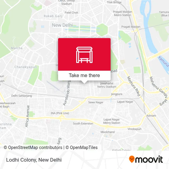 Lodhi Colony map