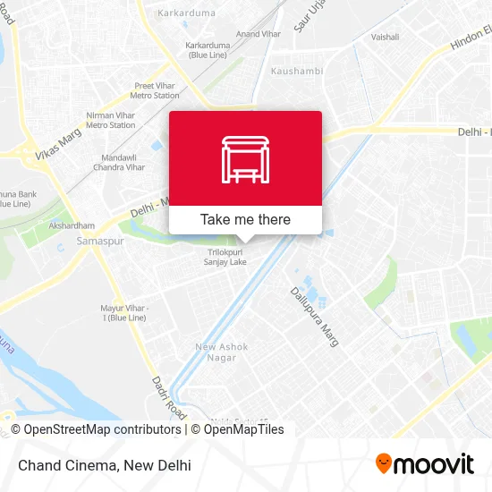 Chand Cinema map
