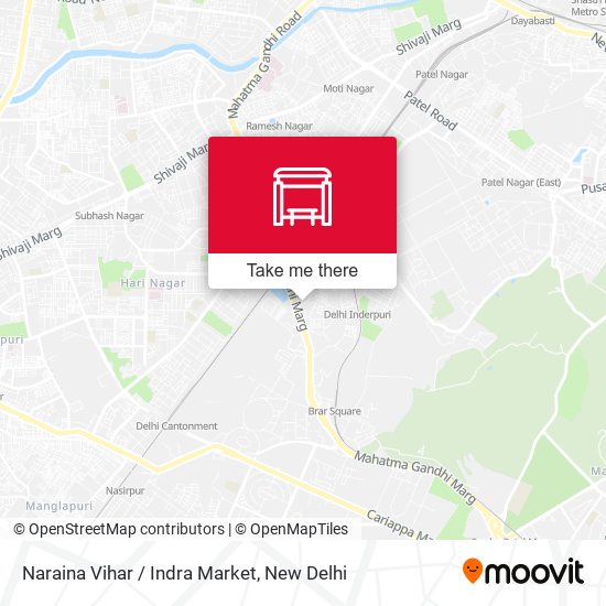 Naraina Vihar / Indra Market map