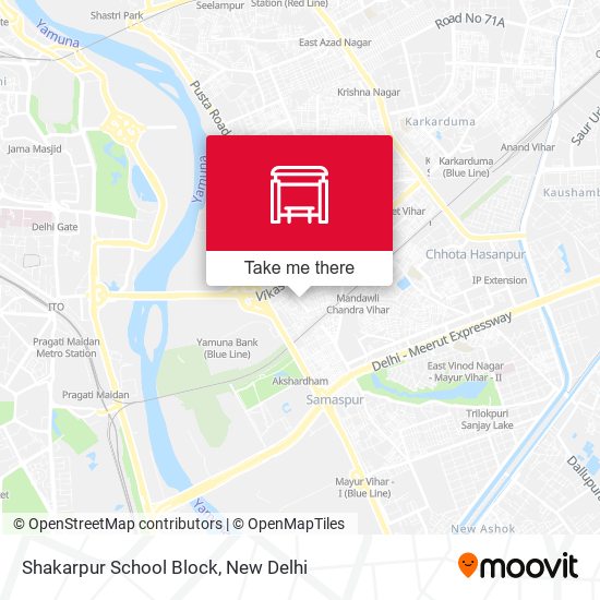 Shakarpur School Block map