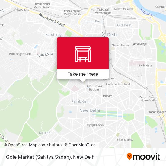 Gole Market (Sahitya Sadan) map