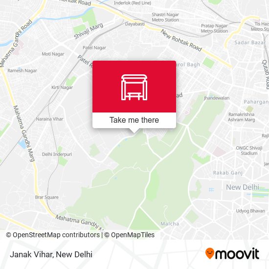 Janak Vihar map