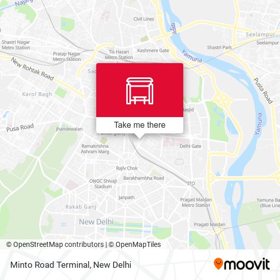 Minto Road Terminal map