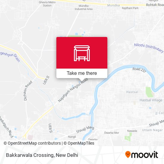 Bakkarwala Crossing map