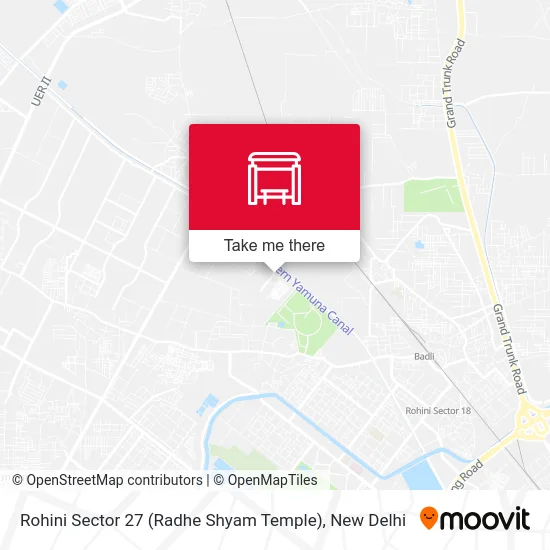 Rohini Sector 27 (Radhe Shyam Temple) map
