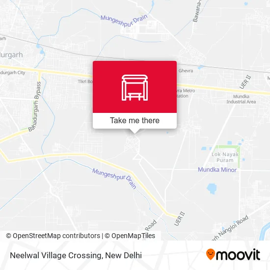 Neelwal Village Crossing map