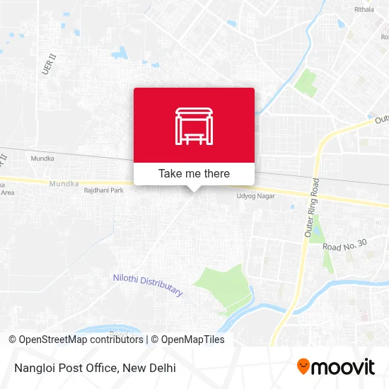 Nangloi Post Office map