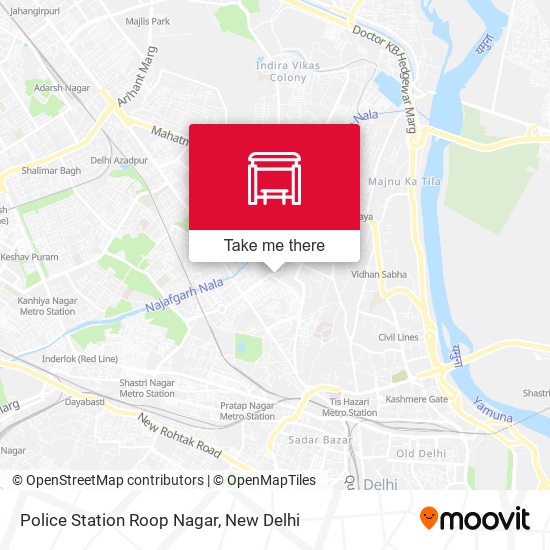 Police Station Roop Nagar map