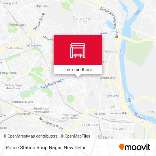 Police Station Roop Nagar map