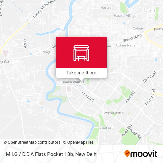 M.I.G / D.D.A Flats Pocket 13b map