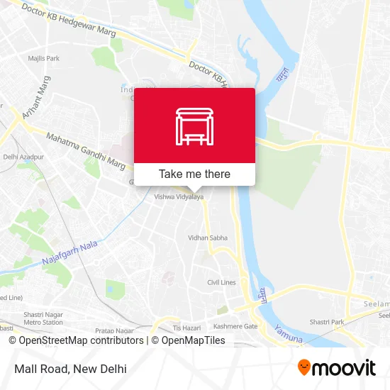 Mall Road map
