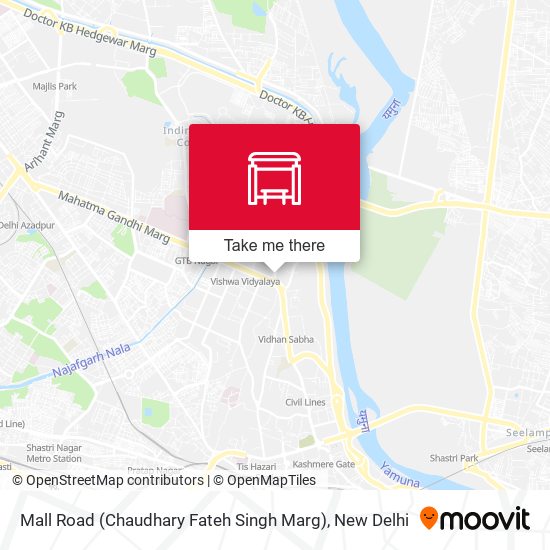 Mall Road (Chaudhary Fateh Singh Marg) map