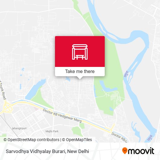 Sarvodhya Vidhyalay Burari map