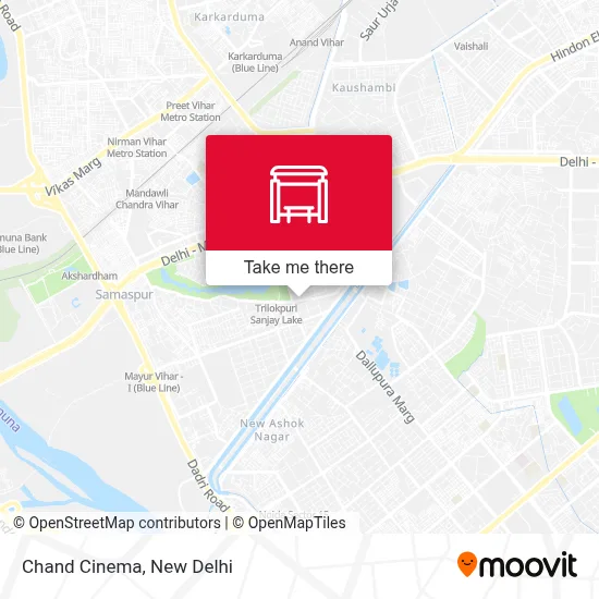 Chand Cinema map