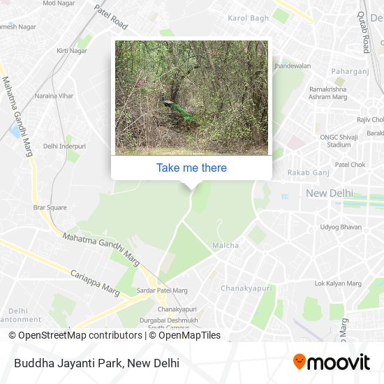 Buddha Jayanti Park map