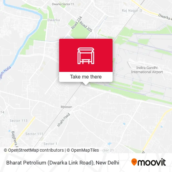 Bharat Petrolium (Dwarka Link Road) map