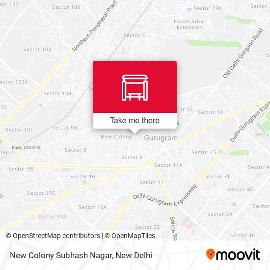 New Colony Subhash Nagar map