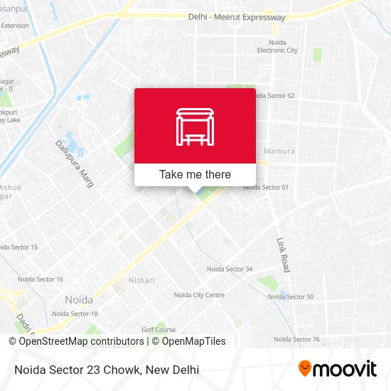Noida Sector 23 Chowk map