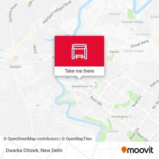 Dwarka Chowk map