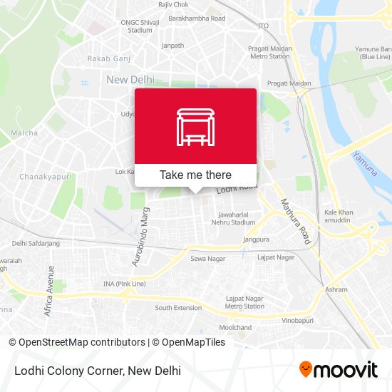 Lodhi Colony Corner map