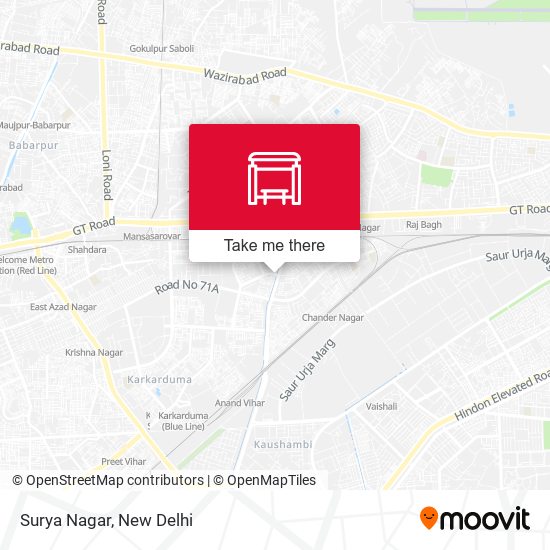 Surya Nagar map