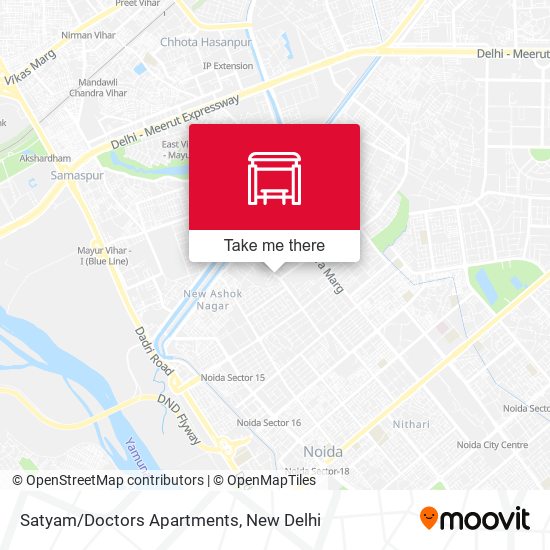 Satyam/Doctors Apartments map