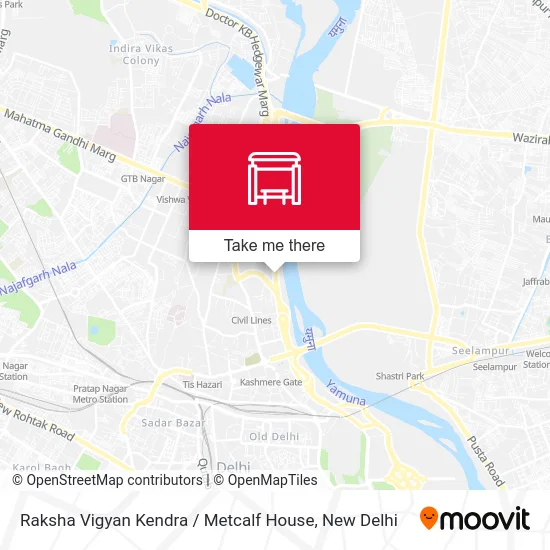 Raksha Vigyan Kendra / Metcalf House map