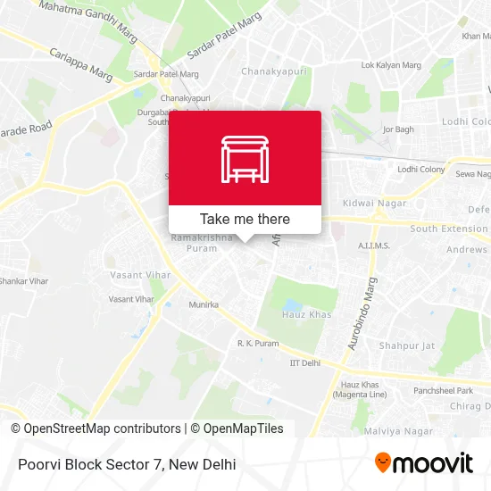Poorvi Block Sector 7 map