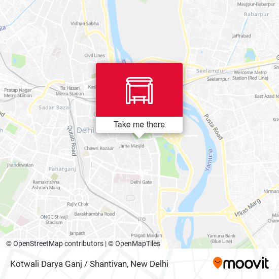 Kotwali Darya Ganj / Shantivan map