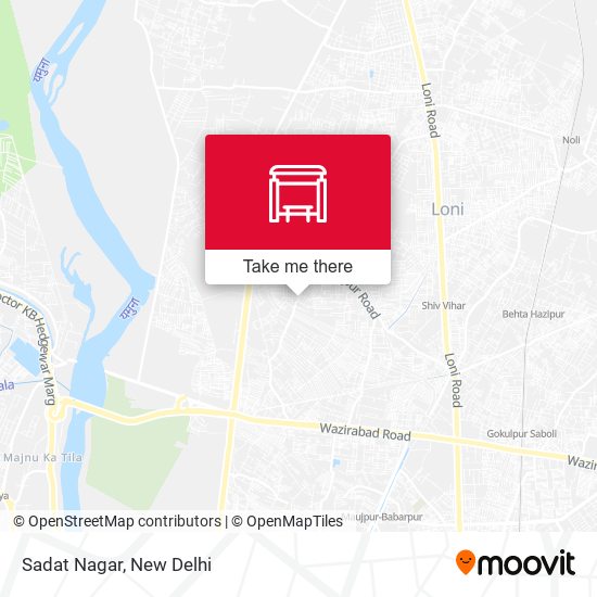 Sadat Nagar map