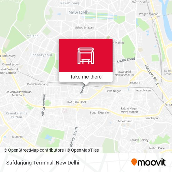 Safdarjung Terminal map