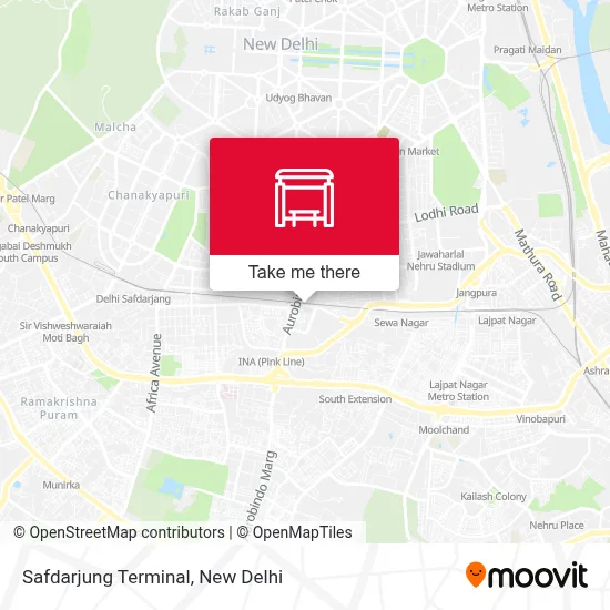 Safdarjung Terminal map