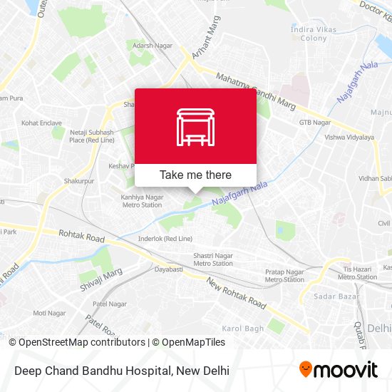 Deep Chand Bandhu Hospital map