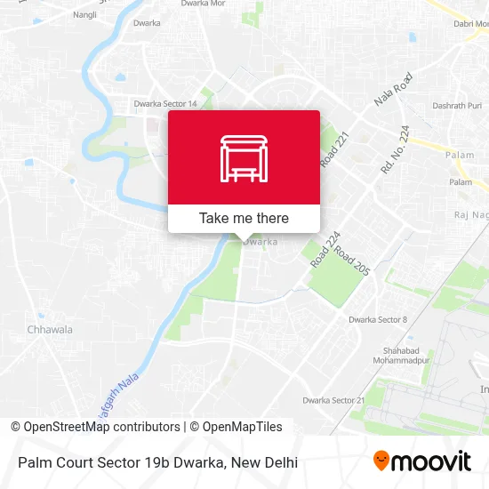 Palm Court Sec 19b Dwarka map