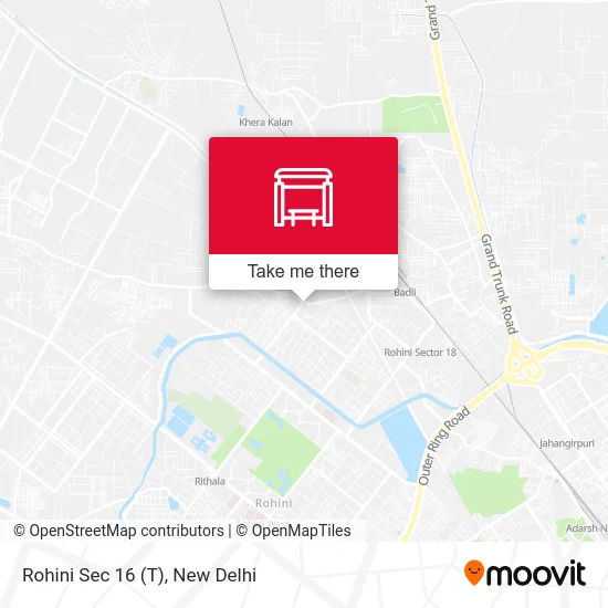 Rohini Sec 16 (T) map