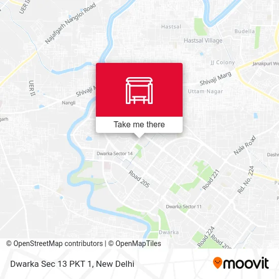 Dwarka Sec 13 PKT 1 map