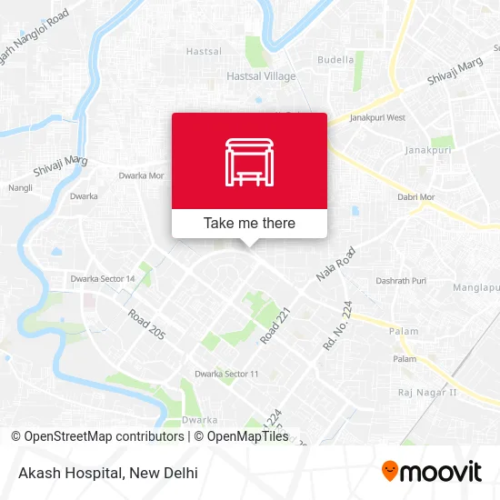 Akash Hospital map