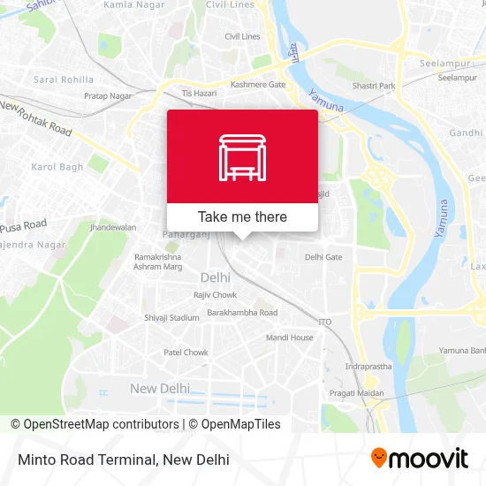Minto Road Terminal map