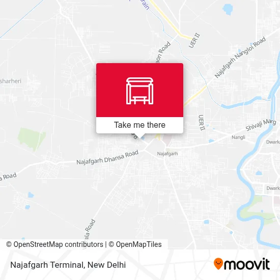 Najafgarh Terminal map