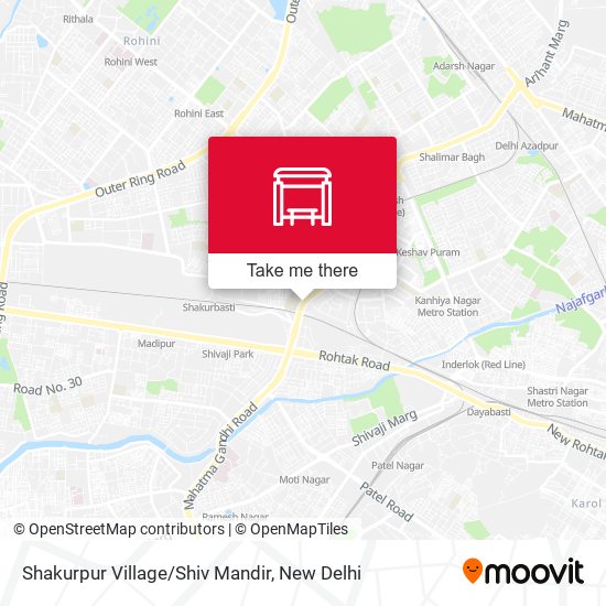 Shakurpur Village/Shiv Mandir map