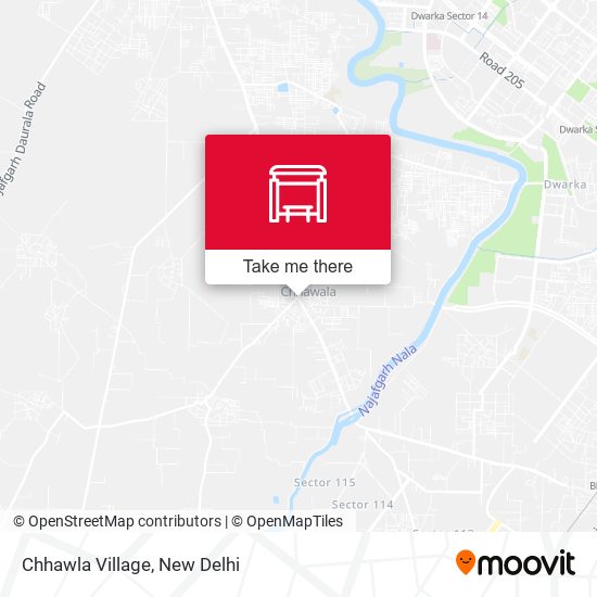 Chhawla Village map