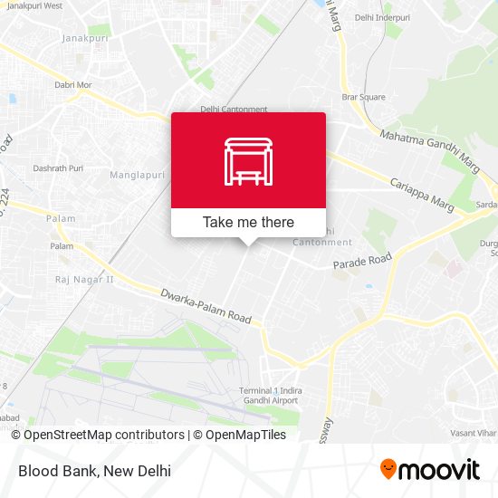 Blood Bank map