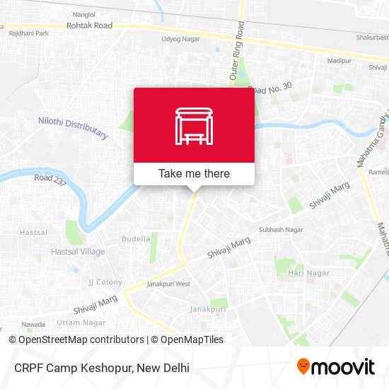 CRPF Camp Keshopur map