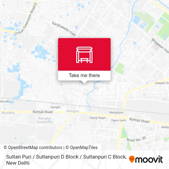 Sultan Puri /  Sultanpuri D Block / Sultanpuri C Block map