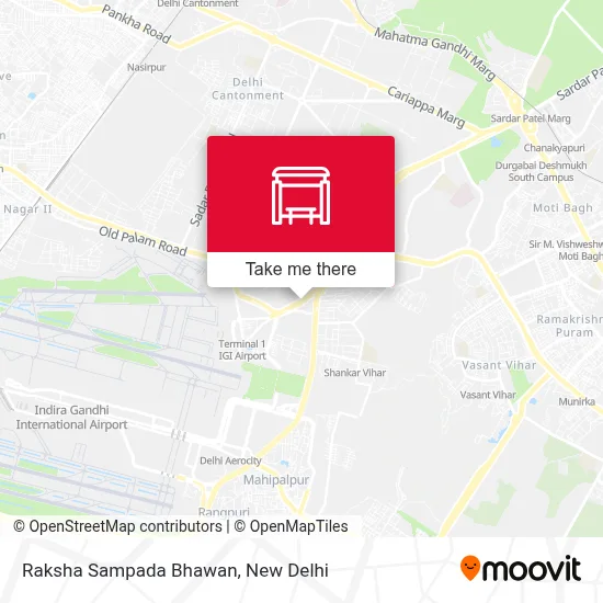 Raksha Sampada Bhawan map