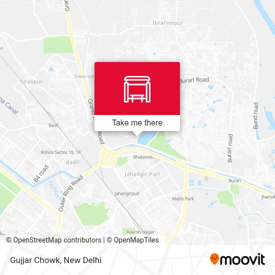Gujjar Chowk map